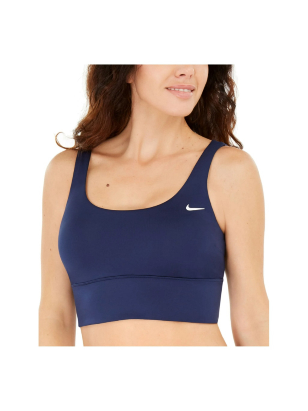 Nike Women's Size Small Navy Essential Scoop-Neck Bikini Top NWT